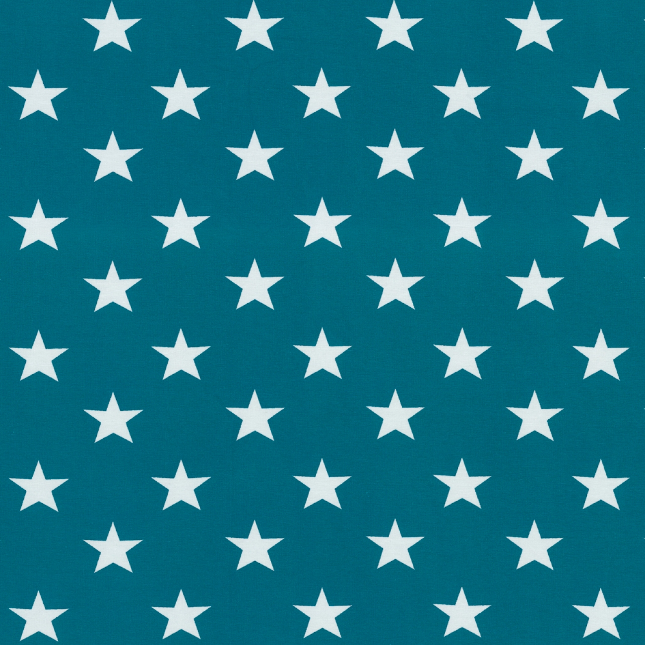 Jersey Swafing - Sterne - 3,5 cm - Petrol2